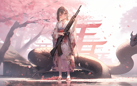 生成AIイラスト風作品