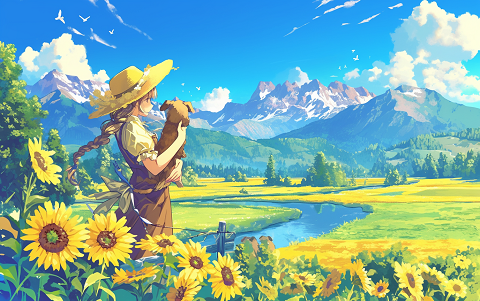 生成AIイラスト風作品